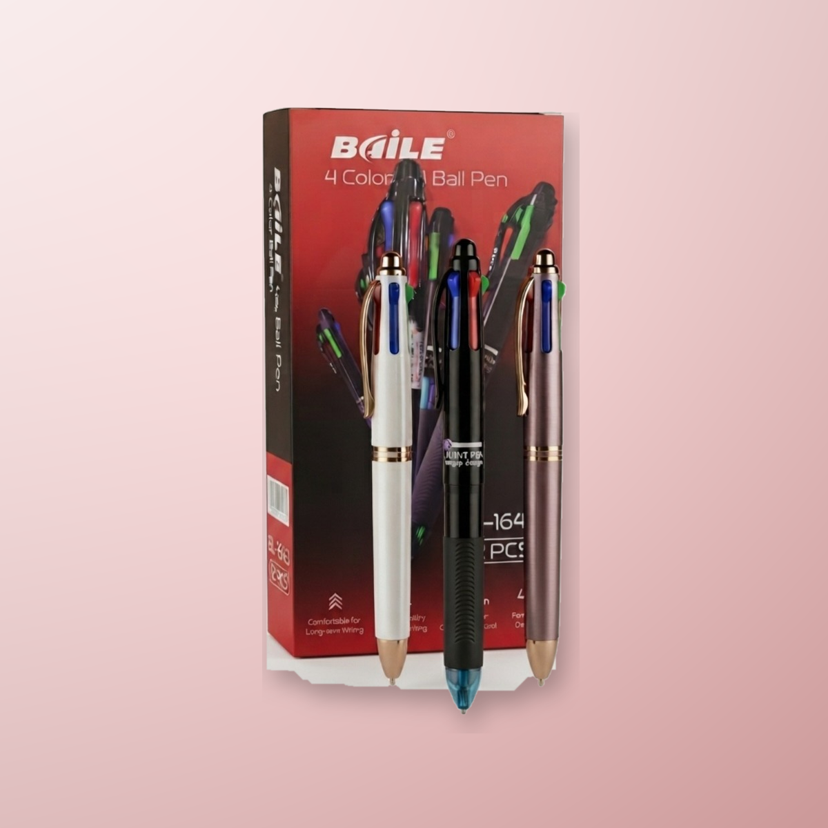 Stylo bille 4 couleurs BAILE