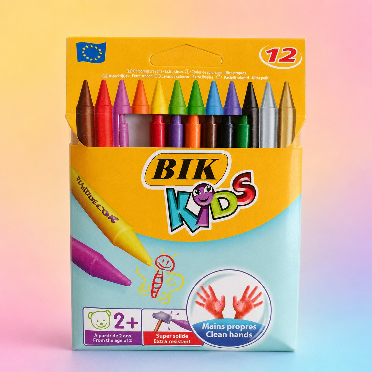 Crayons de couleur BIC – boîte de 12