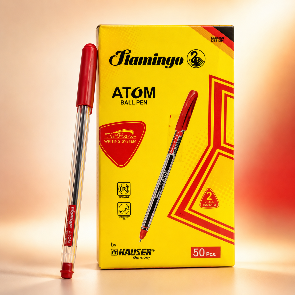 Stylo Flamingo ATOM Rouge