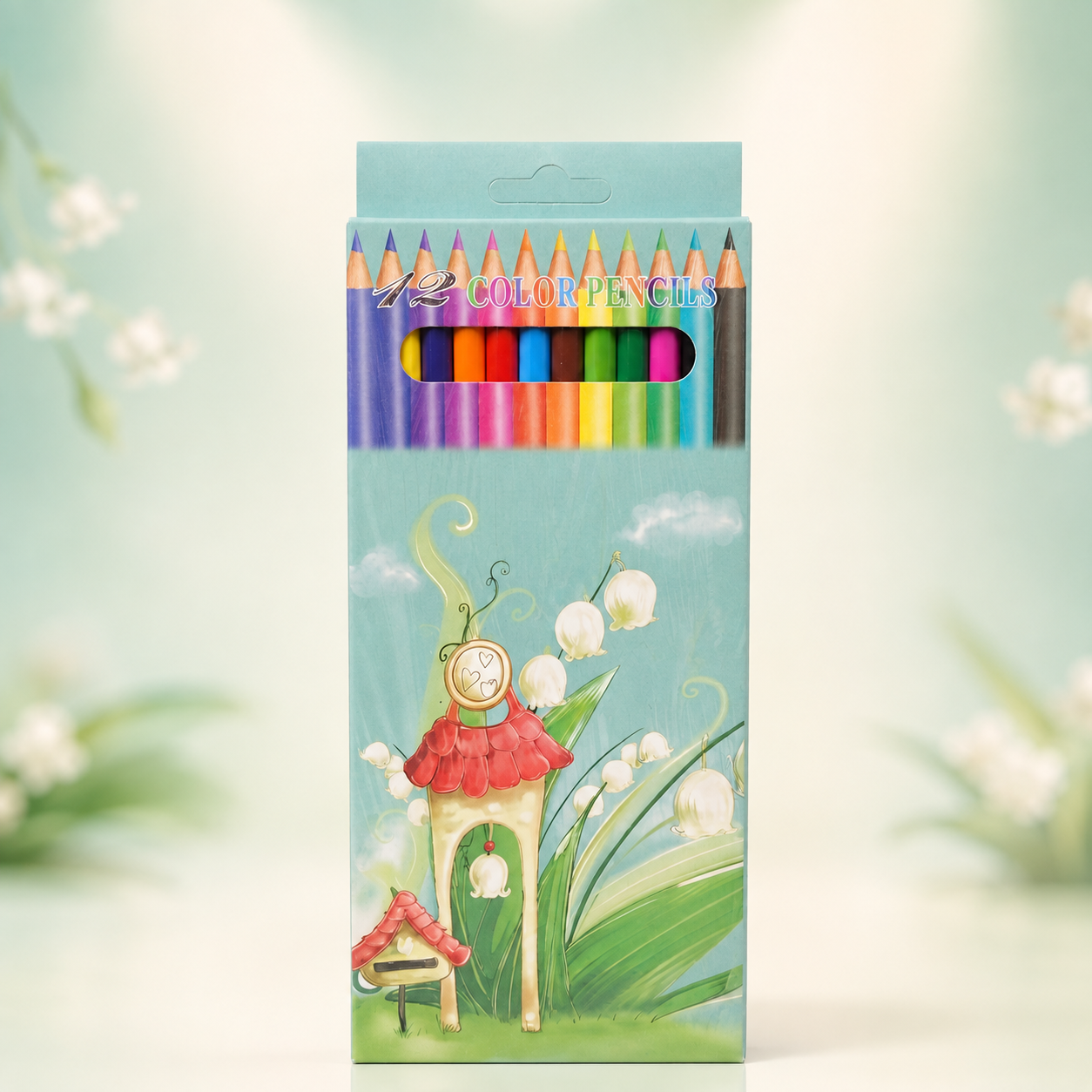 Crayons de couleur – boîte de 12