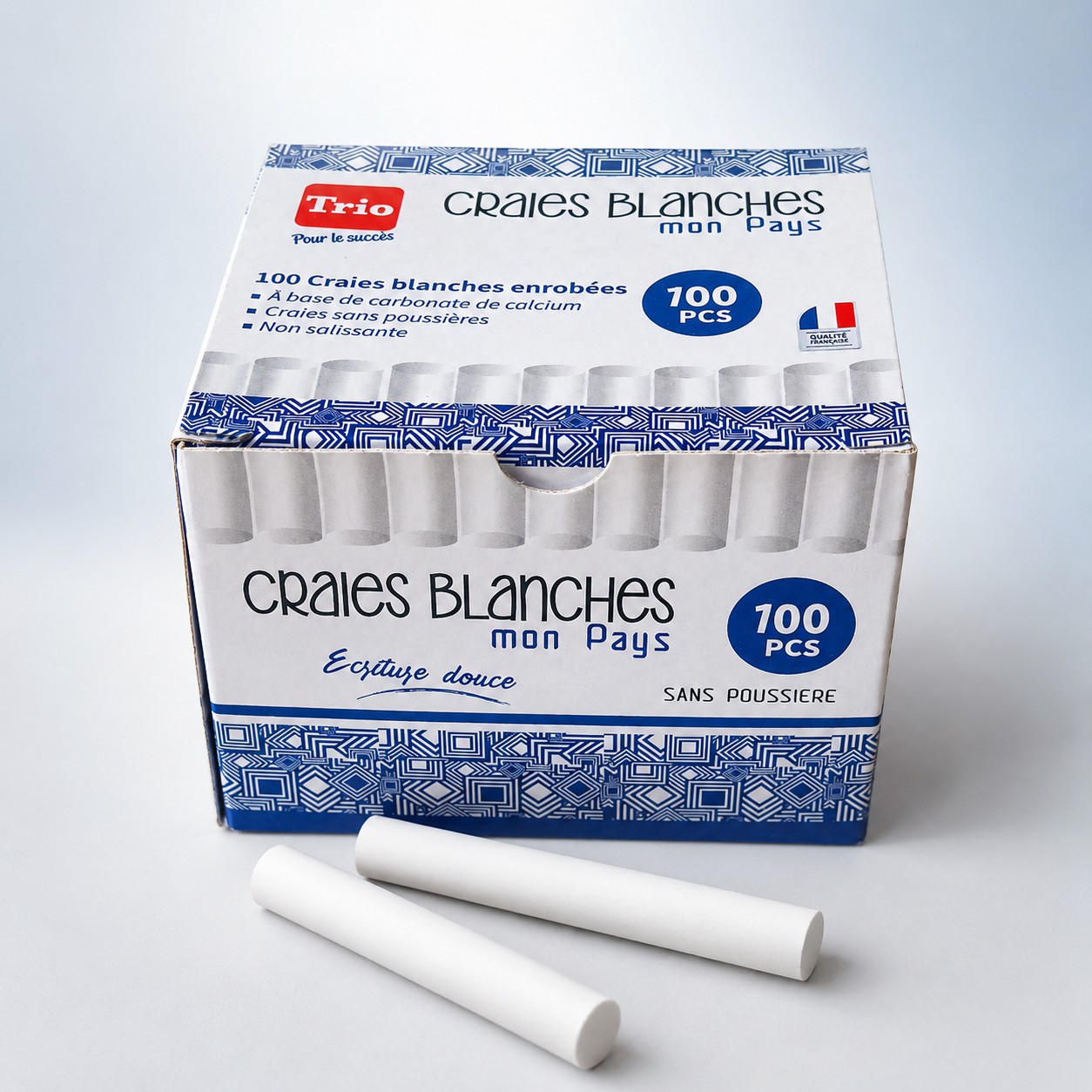 Craies blanches MON PAYS TRIO