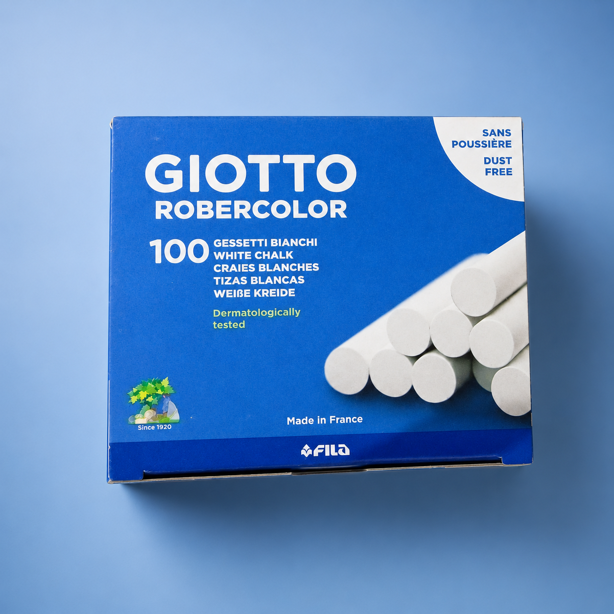 Craies blanches Robercolor – boîte de 100