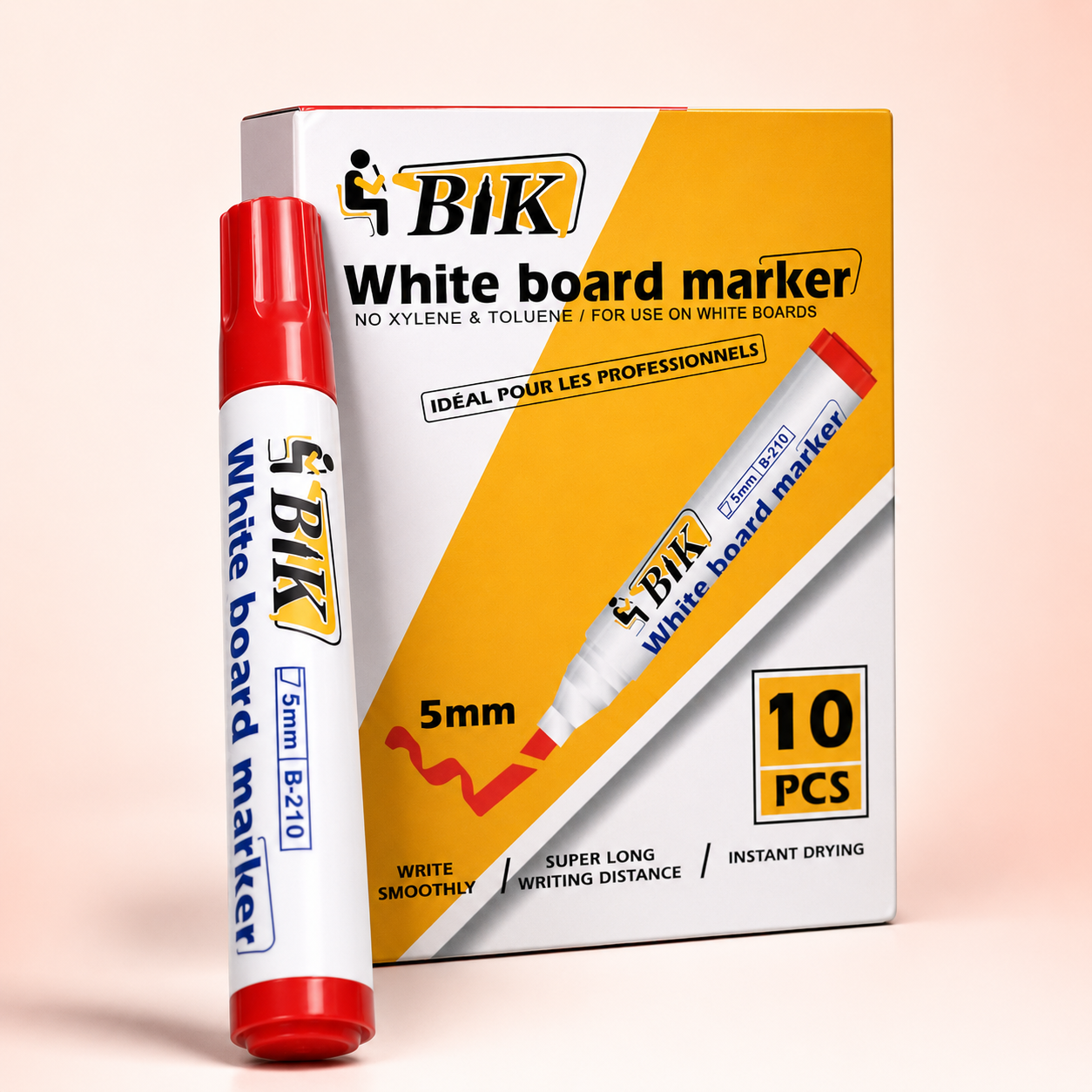 Marqueur Whiteboard BIK Rouge