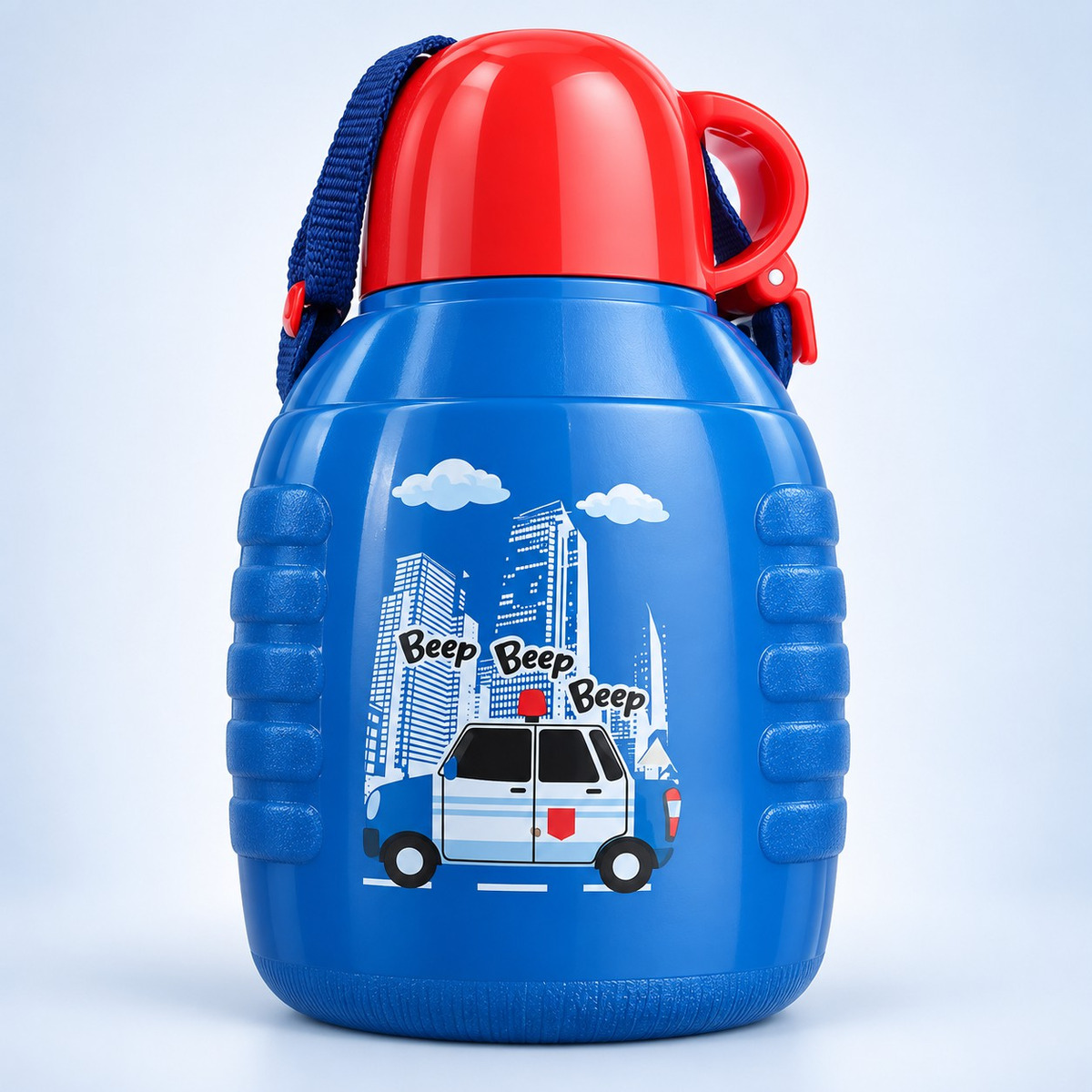 Gourde enfant Beep avec bandoulière