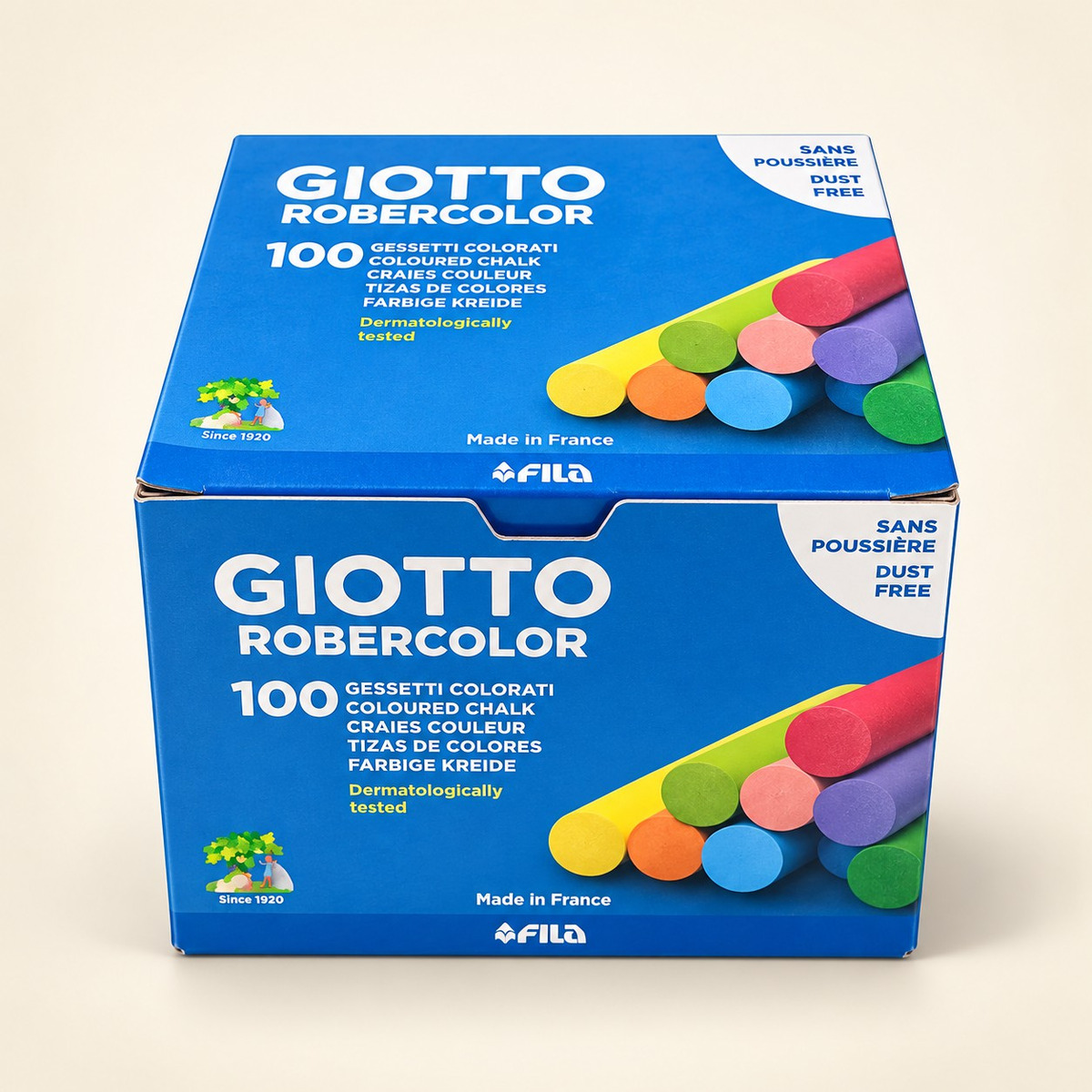Craies de couleur Giotto Robercolor – Boîte de 100