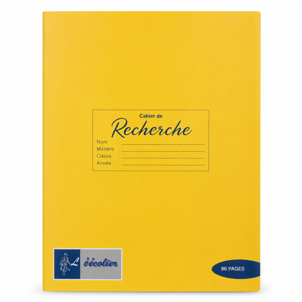 Cahier de recherche L’Écolier – 96 pages