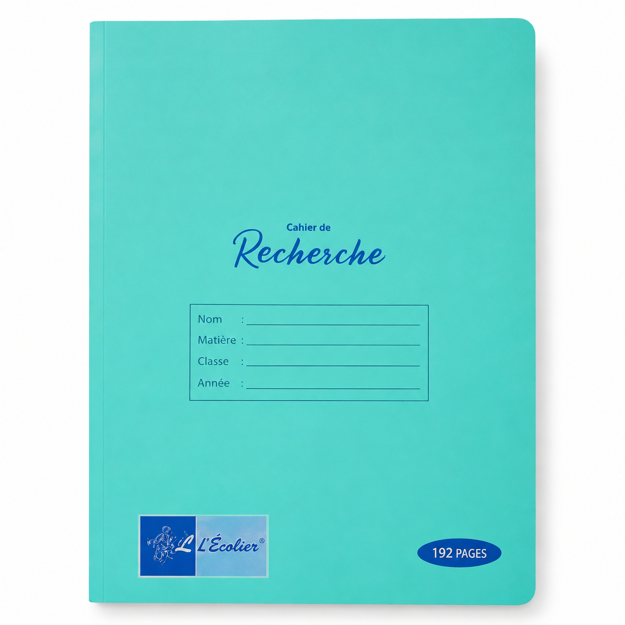 Cahier de recherche L’Écolier – 192 pages