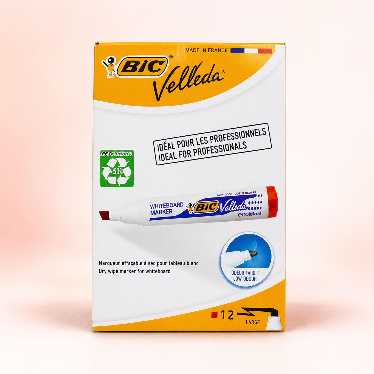 Marqueur tableau blanc BIC rouge