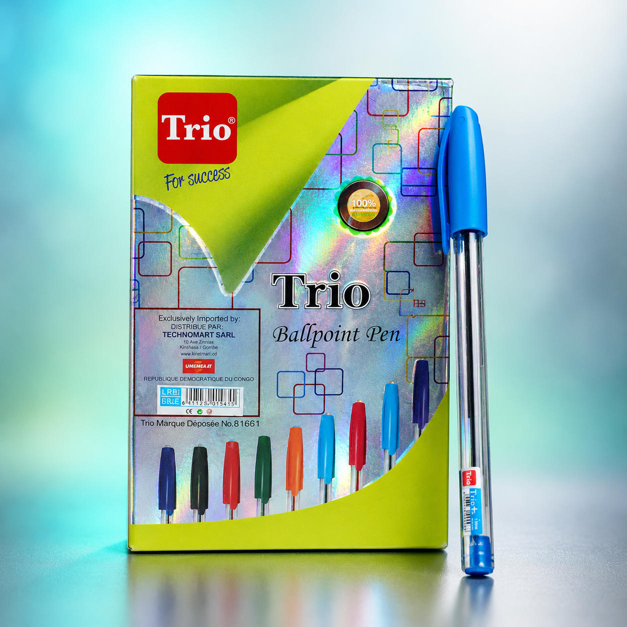 Stylo bille TRIO Bleu